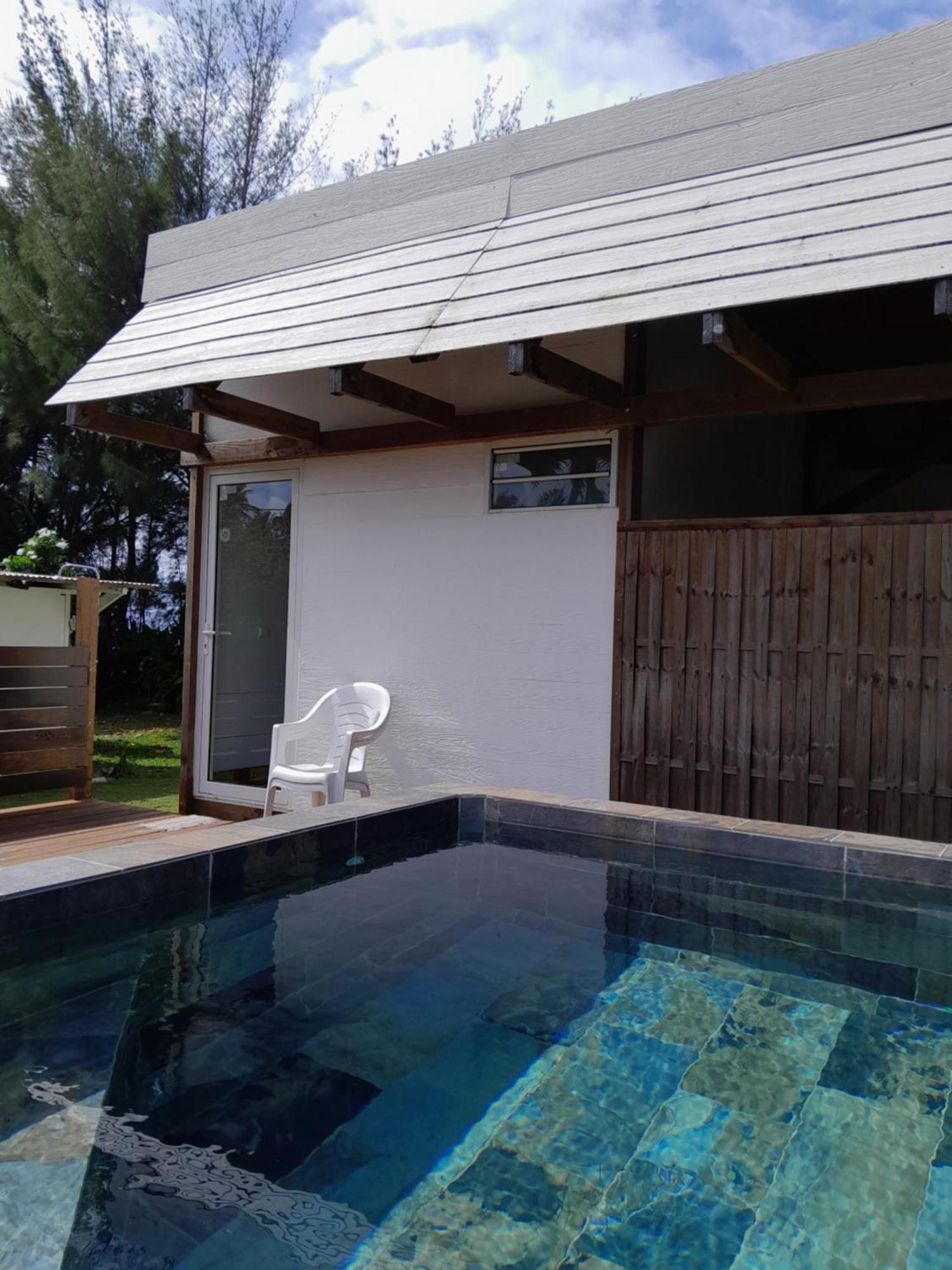 Mara'Ai Le Spot Tubuai Chambre Triple Taahueia Deluxe Sdb Privee Avec Piscine Mataura Esterno foto