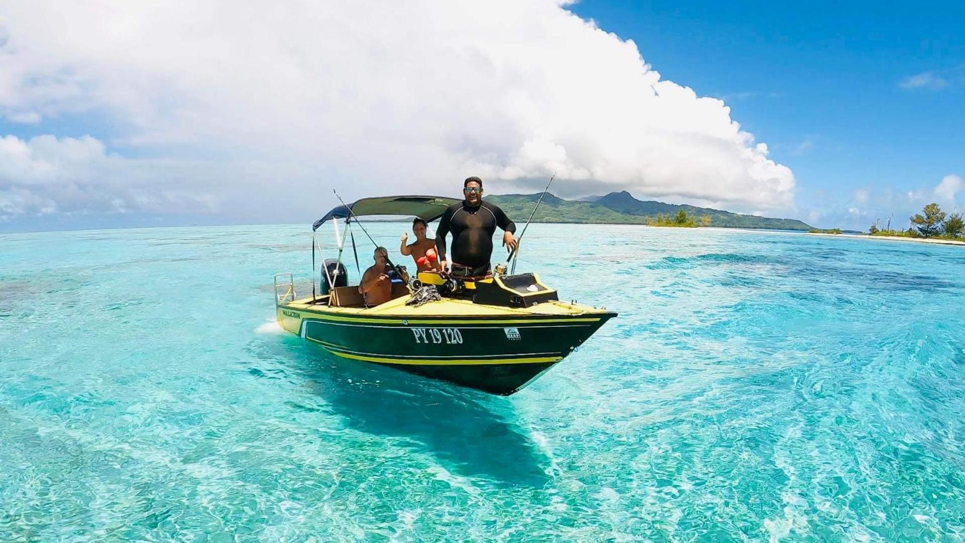 Mara'Ai Le Spot Tubuai Chambre Triple Taahueia Deluxe Sdb Privee Avec Piscine Mataura Esterno foto