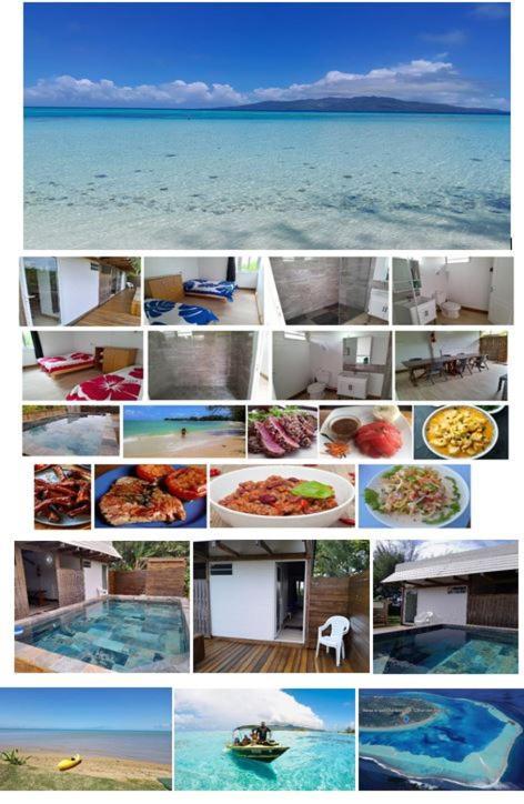 Mara'Ai Le Spot Tubuai Chambre Triple Taahueia Deluxe Sdb Privee Avec Piscine Mataura Esterno foto