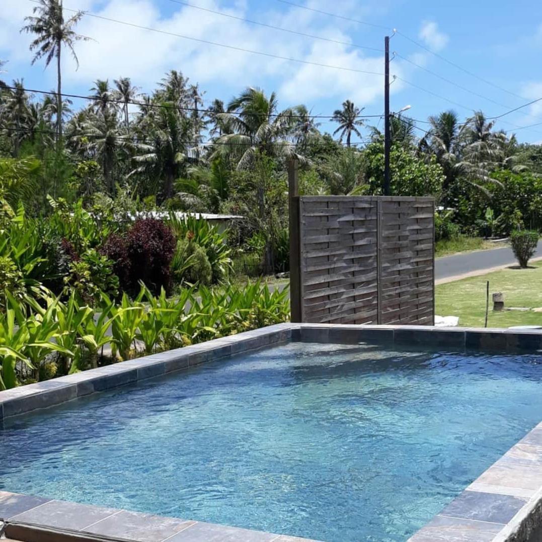 Mara'Ai Le Spot Tubuai Chambre Triple Taahueia Deluxe Sdb Privee Avec Piscine Mataura Esterno foto