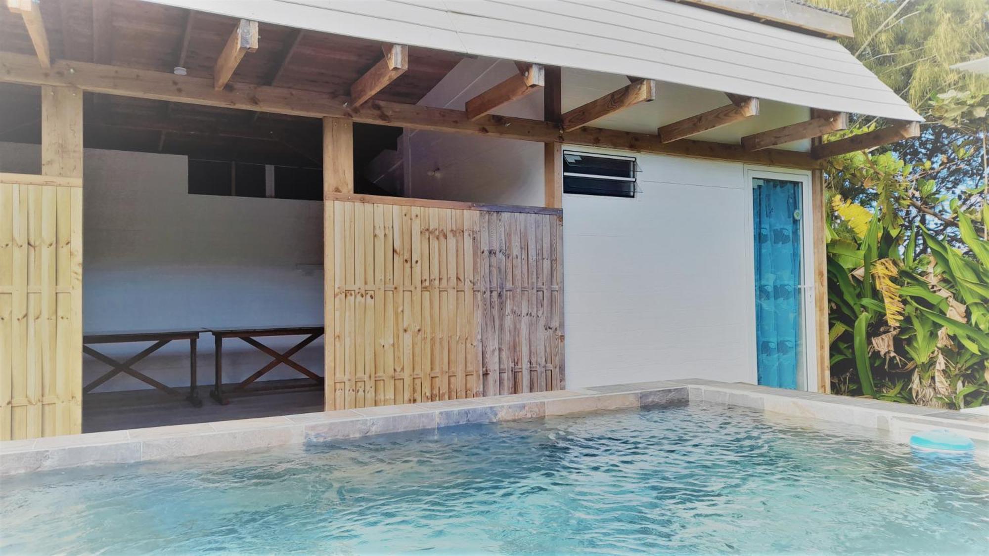 Mara'Ai Le Spot Tubuai Chambre Triple Taahueia Deluxe Sdb Privee Avec Piscine Mataura Esterno foto